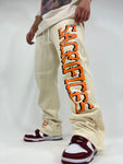 Sacrifices for self cream sweatpants