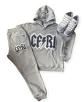 CFRI Chenille Patch Sweatsuit (Cool Grey).