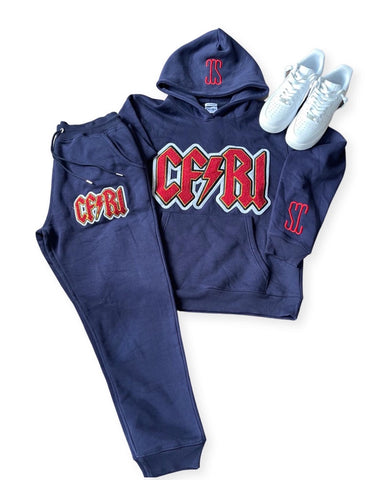 CFRI Chenille Patch Sweatsuit (Navy).